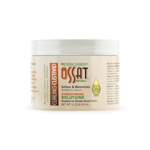 Ossat Curling Custard 5 in 1 Oils Treatment 12 Oz - Olive Oil and Shea Butter Ossat Curling Custard 5 in 1 Oils Treatment 12 Oz - Olive Oil and Shea Butter