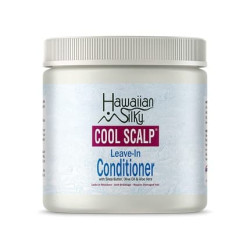 Hawaiian Silky Cool Scalp Leave-In Conditioner Cream 16 fl oz - Locks in Moisture - Anti-Breakage - Repairs Dry & Damaged Hair