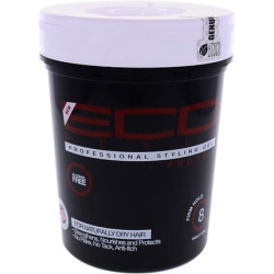 ECO Styler Black Professional Protein Styling Gel Jar Unscented 946ml