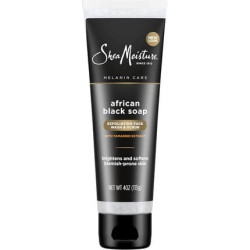 Shea Moisture African Black Soap Problem Skin Facial Wash & Scrub For Unisex