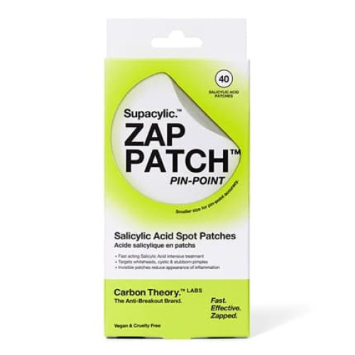 Carbon Theory Supacylic Acne Patches Zap Patch Pinpoint Salicylic Acid Spot Patches 40 Pieces