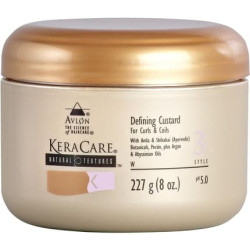 Keracare Natural Textures Defining Custard 8oz for Curls and Coils