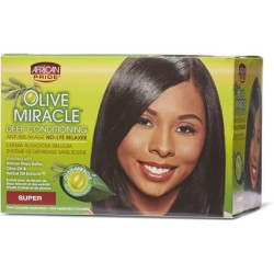 African Pride Olive Miracle Deep Conditioning Anti-Breakage No-Lye Relaxer