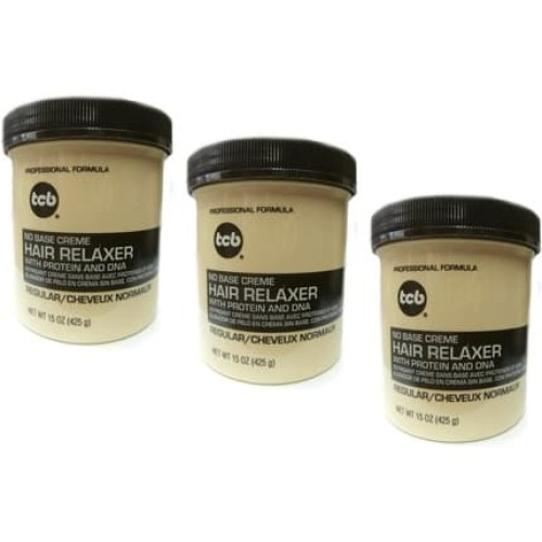TCB No Base Cream Hair Relaxer Regular Normal 425g