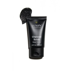 Lumin Men's Exfoliating Face Scrub 30 Ml Active Charcoal Cleansing Action Lumin Men's Exfoliating Face Scrub 30 Ml Active Charcoal Cleansing Action