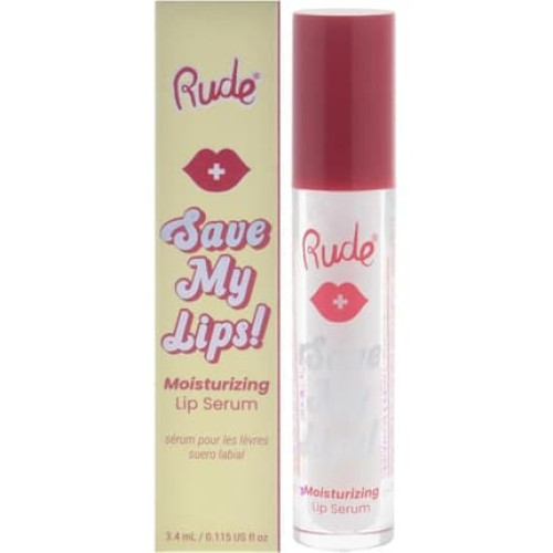 Save My Lips Moisturizing Coconut Serum by Rude Cosmetics for Women 0.115 Oz
