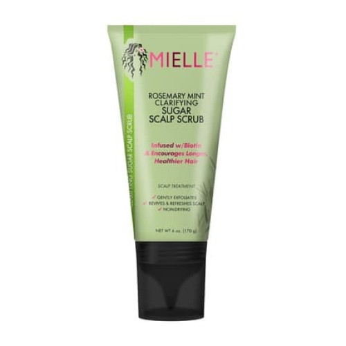 Mielle Organics Rosemary Mint Preshampoo Clarifying Sugar Hair Scalp Scrub 6 Ounce