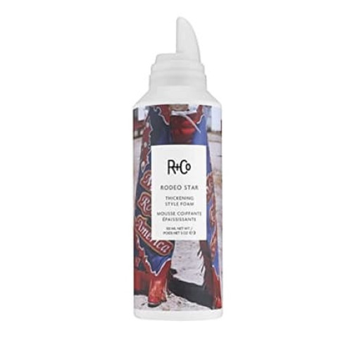 R+Co Rodeo Star Thickening Foam Adds Dramatic Volume to Fine to Medium Hair 5oz R+Co Rodeo Star Thickening Foam Adds Dramatic Volume to Fine to Medium Hair 5oz