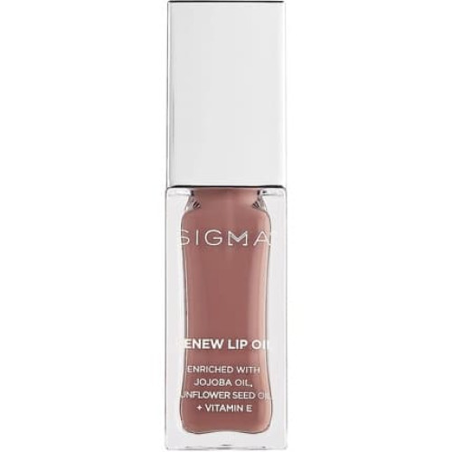 Sigma Beauty Renew Lip Oil Neutral Nude Sheen Nourishing Non Sticky with Subtle Sheen Paraben Free Lip Gloss Tint Sigma Beauty Renew Lip Oil Neutral Nude Sheen Nourishing Non Sticky with Subtle Sheen Paraben Free Lip Gloss Tint