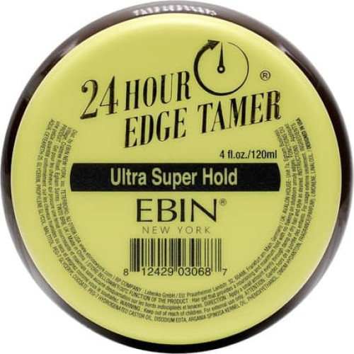 Ebin New York 24 Hour Edge Tamer Ultra Super Hold 4 Oz With Argan Oil And Castor Oil