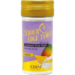 Ebin New York 24 Hour Edge Tamer Hair Sleek Stick Extreme Firm Hold 27 Oz Mango Sleek & Go No Flaking And White Residue