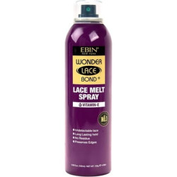 Wonder Lace Melt Aerosol Spray Preserves Edges & Undetectable Lace Long Lasting Hold No Residue Vitamin E Biotin Infused 180ml