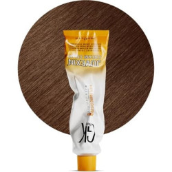 GK HAIR Global Keratin Professional Hair Color Cream Tube 3.4 Fl Oz 100ml Nourishing Cleansing Colors for Styling High Performance Long Lasting Semi Permanent Natural Toner Dye Goldens 7.3 Blonde