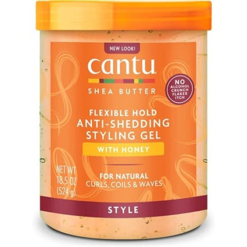 Cantu Anti-Shedding Styling Gel with Honey 524g