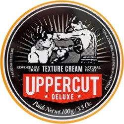 Uppercut Deluxe Texture Cream Re-Workable Pliable Hold Natural Finish 3.5 Oz Uppercut Deluxe Texture Cream Re-Workable Pliable Hold Natural Finish 3.5 Oz