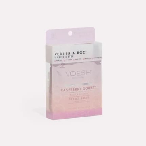 Voesh Pedi In A Box O2 Fizz 5 Step Raspberry Sorbet