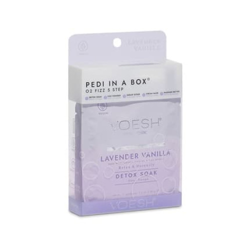 Voesh Pedi In A Box O2 Fizz 5 Step Lavender Vanilla