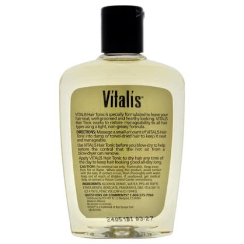 Vitalis Hair Tonic Liquid Non-Greasy Hair Care Formula for Well-Groomed Hair