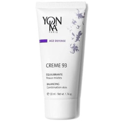 Yon-Ka Creme 93 Mattifying Moisturizer 50ml Balancing Facial Cream for Combination Skin with Vitamins A,C and E Paraben-Free Yon-Ka Creme 93 Mattifying Moisturizer 50ml Balancing Facial Cream for Combination Skin with Vitamins A,C and E Paraben-Free