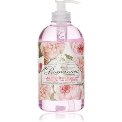 Nesti Dante Romantica Rose and Peony Liquid Soap 0.5L