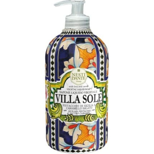 Nesti Dante Liquid Soap Villa Sole Sicilian Pistachio and Salted Caramel
