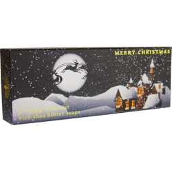 The English Soap Company Gift Boxed Hand Soaps Winter Village 3 x 100g The English Soap Company Gift Boxed Hand Soaps Winter Village 3 x 100g