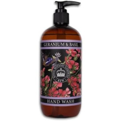 Kew Gardens Geranium and Basil Hand Wash Vegan Soap 500ml