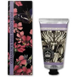 Kew Gardens Geranium and Basil Hand Cream Moisturizing Dry Hands 75ml