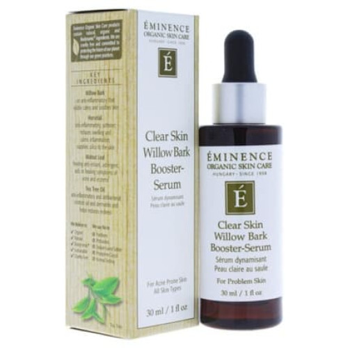Eminence Clear Skin Willow Bark Booster Serum 1oz Skincare