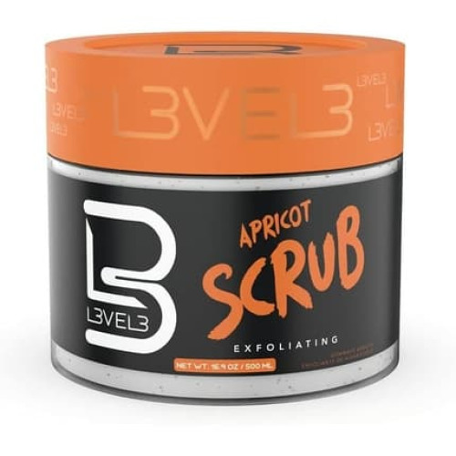 L3vel3 Apricot Scrub Gently Exfoliates Deep Cleans Pores Removes Impurities And Build Up Instantly Brightens Complexion Suitable For All Skin Rejuvenates Skin Easy To Apply 500ml
