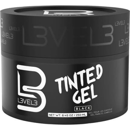 L3VEL3 Tinted Gel Black for Men 8.45 oz