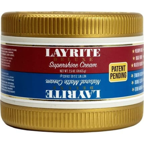 Layrite Dual Chamber Natural Matte Cream 25oz And Supershine Hair Cream 25oz