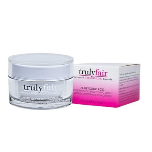 Truly Fair 7% Glycolic Acid Concentrated Brightening Resurfacing Cocoa Shea Face Cream 50ml Truly Fair 7% Glycolic Acid Concentrated Brightening Resurfacing Cocoa Shea Face Cream 50ml