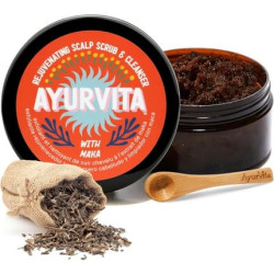 Ayurvita Maka Scalp Scrub & Cleanser Perfect Scalp Exfoliator - Best for Hair Ayurvita Maka Scalp Scrub & Cleanser Perfect Scalp Exfoliator - Best for Hair
