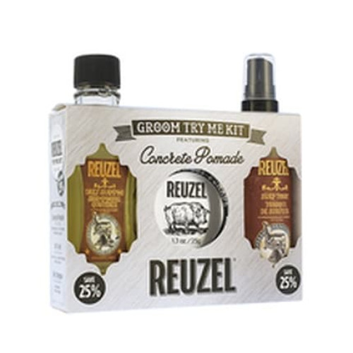 Reuzel Concrete Pomade Groom Try Me Kit