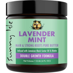 Sunny Isle Lavender Mint Hair and Strong Roots Butter 4oz Infused with Biotin Sunny Isle Lavender Mint Hair and Strong Roots Butter 4oz Infused with Biotin