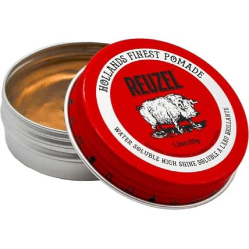 Reuzel Red Pomade Medium Hold High Shine Water Soluble Pomade for Men