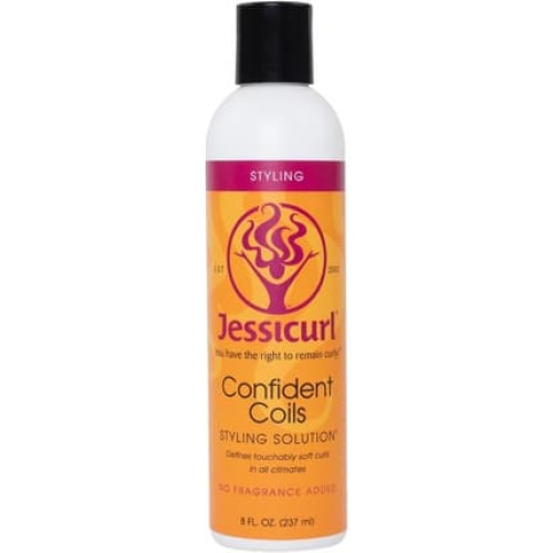 Jessicurl Confident Coils Styling Solution No Fragrance Added 8 Fl Oz