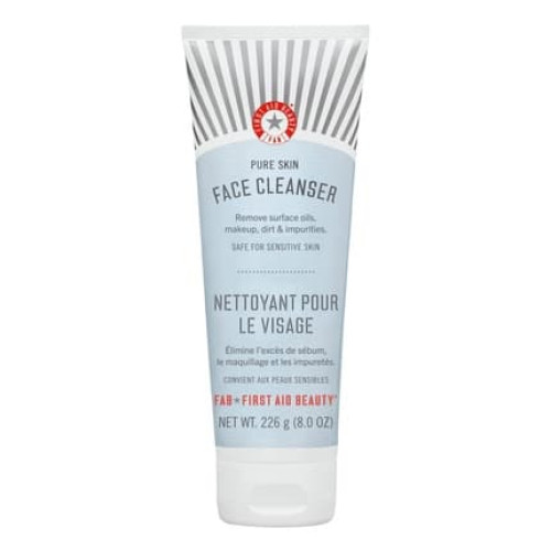 First Aid Beauty Pure Skin Face Cleanser Effectively Removes Makeup and Dirt