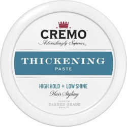 CREMO Barber Grade Hair Styling Thickening Paste for Men High Hold Low Shine 113g CREMO Barber Grade Hair Styling Thickening Paste for Men High Hold Low Shine 113g