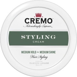 CREMO Barber Grade Hair Styling Cream for Men Medium Hold and Medium Shine 113g CREMO Barber Grade Hair Styling Cream for Men Medium Hold and Medium Shine 113g