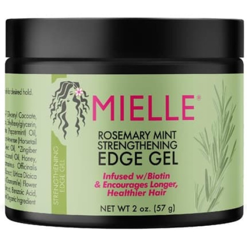 Mielle Rosemary Mint Strengthening Edge Gel for Sleeking and Taming Hair 57g Mielle Rosemary Mint Strengthening Edge Gel for Sleeking and Taming Hair 57g