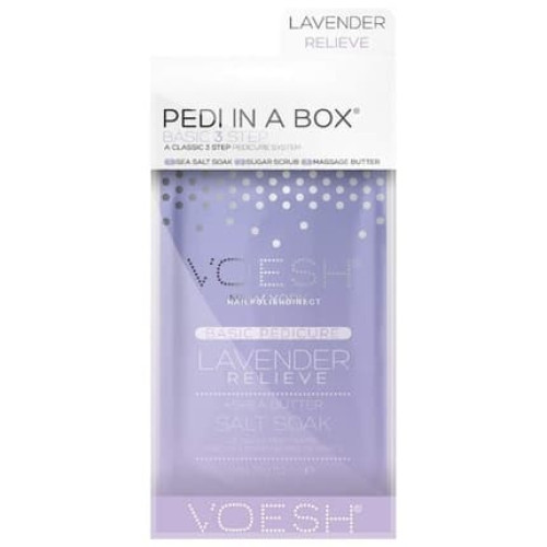 Voesh Pedi In A Box Basic 3 Step Lavender Relief 35g 20g 15.5g