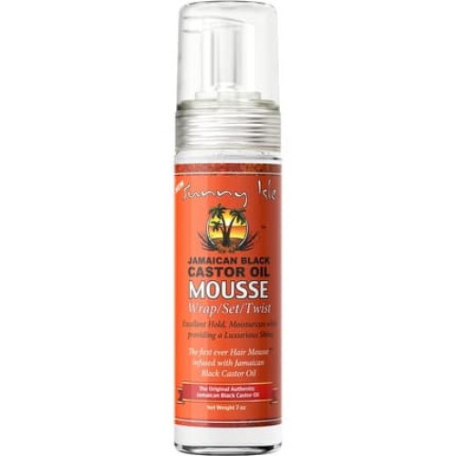 Sunny Isle Jamaican Black Castor Oil Mousse Wrap Set Twist 7oz - Excellent Hold and Luxurious Shine