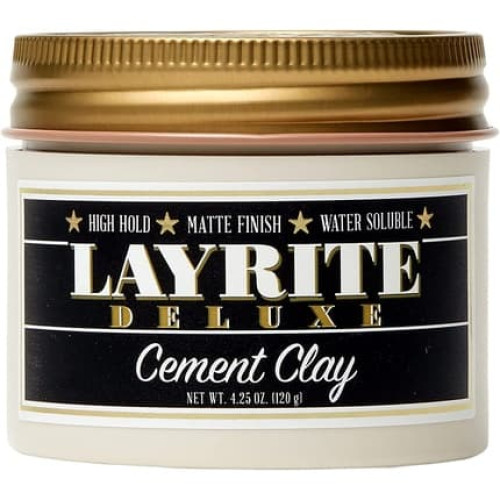 Layrite Cement Clay 120g High Hold Water Soluble Matte Finish