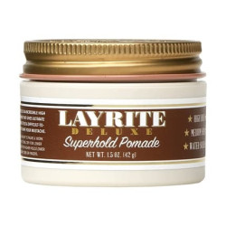 Layrite Superhold Pomade 42g Strong Hold Water Soluble Medium Shine