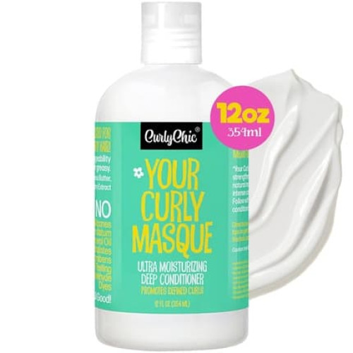 Your Curly Masque Ultra Moisturizing Deep Conditioner For Curly Kinky Coily Hair
