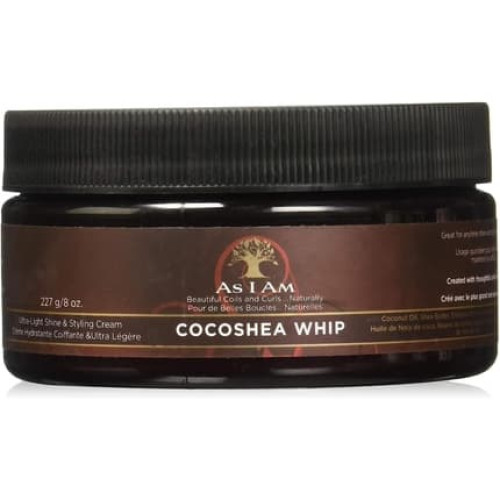 As I Am CocoShea Whip Ultra Light Hydrating and Styling Cream 227g 8 oz