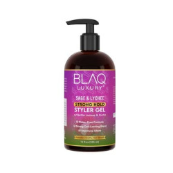 Blaq Luxury Sage & Lychee Strong Hold Styler Gel 12oz Blaq Luxury Sage & Lychee Strong Hold Styler Gel 12oz