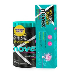 Novex Santo Black Powerful Pack - Professional Hair Care